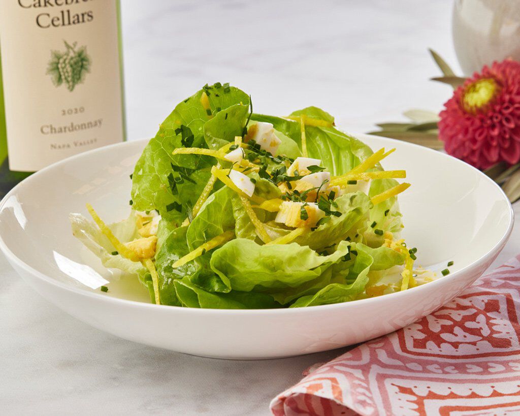 Butter Lettuce with Meyer Lemon and Herb Vinaigrette