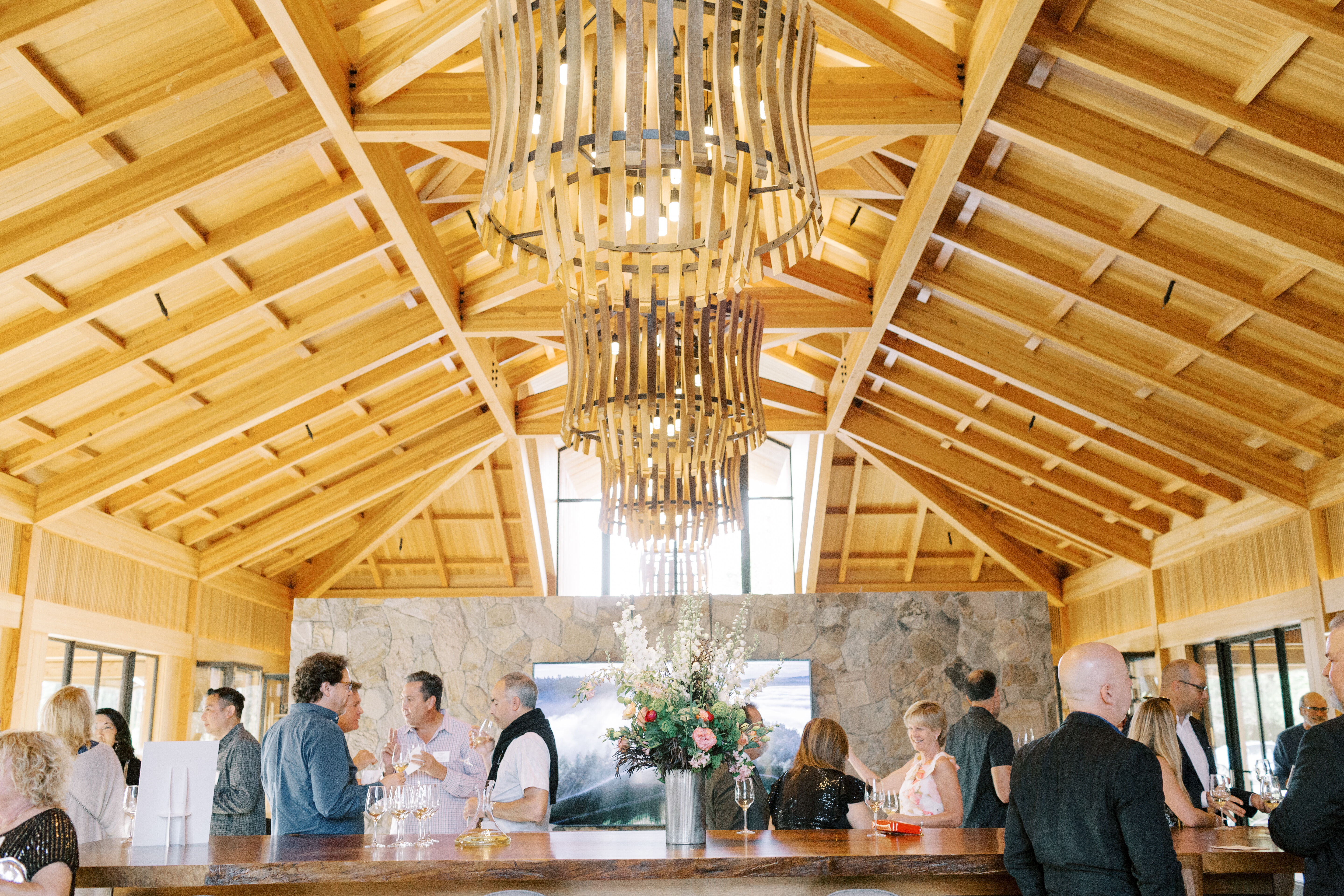 Wine Club members gather for a private event in our state-of-the-art hospitality center