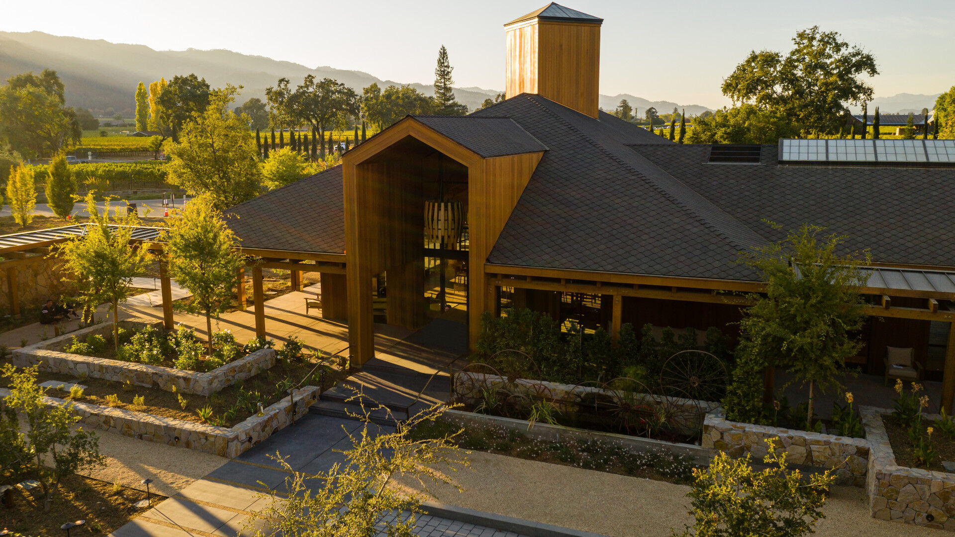 Cakebread Cellars Courtyard Entrance