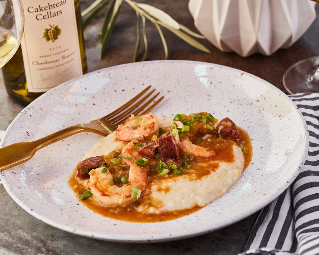 Shrimp and Grits with Andouille Sausage