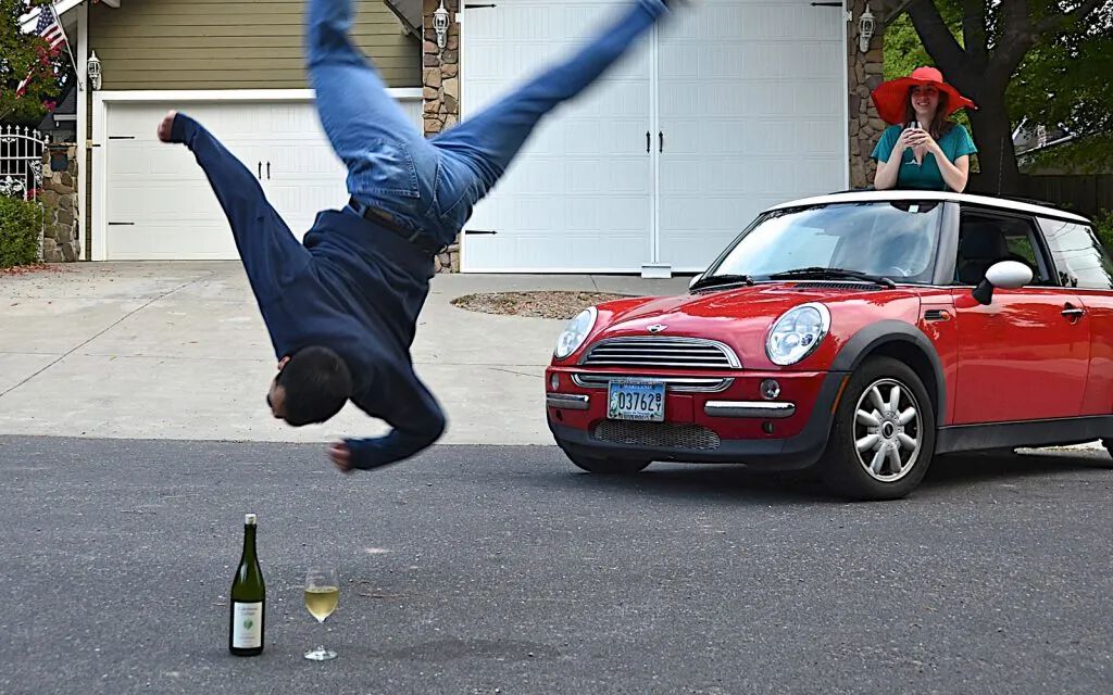 5/6: 2012 Photo Contest Winner by Katy & Bob "Flips Over Cakebread Chardonnay"