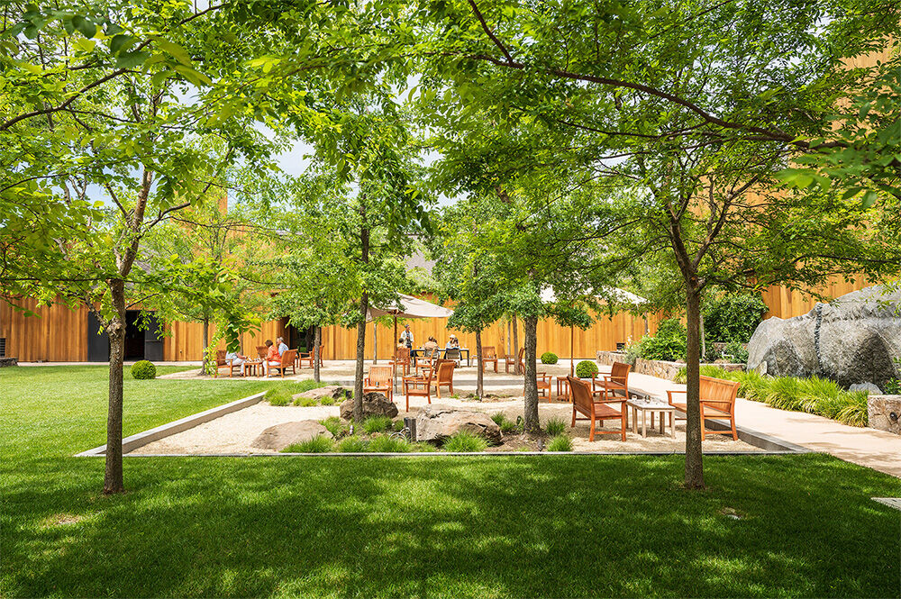 Cakebread Courtyard View